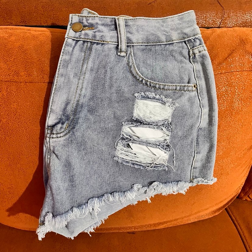 Mini Denim Şort - Görsel 3