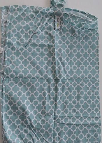 Emzirme önlüğü, Baskılı, Yeşil Gri Desenli - Görsel 2