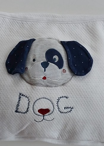 Nakışlı Beyaz Gri Çocuk Uyku Seti - Görsel 4