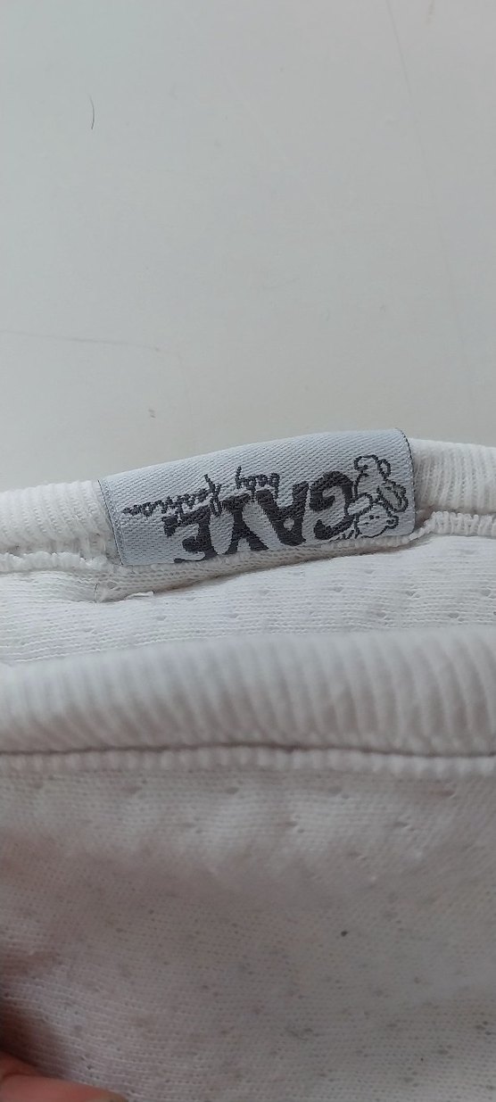 Nakışlı Beyaz Gri Çocuk Uyku Seti - Görsel 5