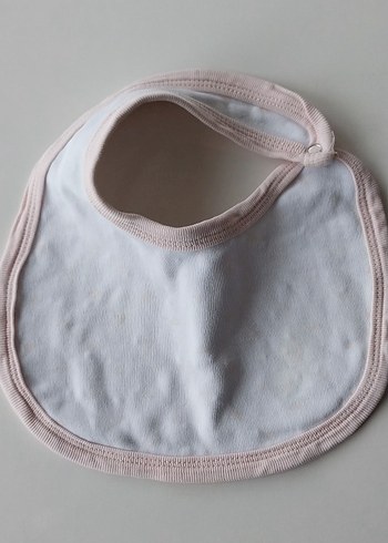 Nakışlı Bebek Önlüğü Seti, Pastel Tonlar - Görsel 3