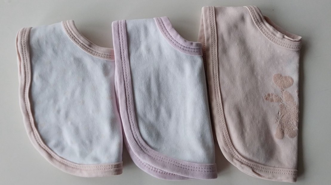 Nakışlı Bebek Önlüğü Seti, Pastel Tonlar - Görsel 2