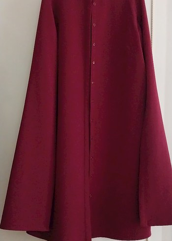 All Saints Bordo Dugmeli Uzun Kaban Tunik