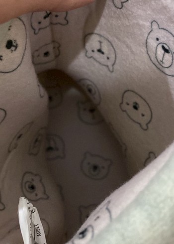 Nakışlı Bohem kadın Gri Sıcak Terlik - Görsel 5