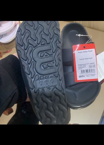 Siyah Erkek Kayışlı Kauçuk Terlik - Görsel 2