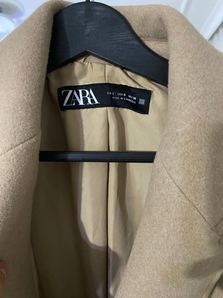 Bej Uzun Kadın Kaban - Görsel 4