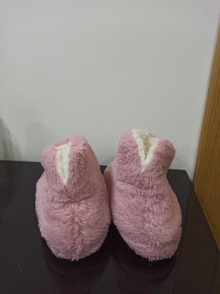 Kızlar için Pembe Sıcak Ev Terliği Panduf - Görsel 4