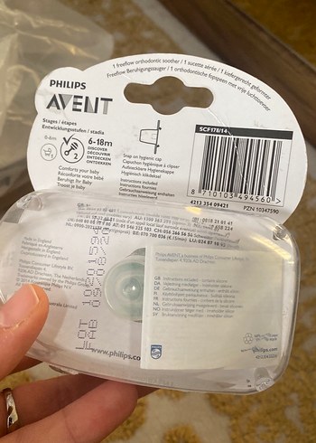 Philips Avent 6-18 Ay Ortodontik Emzik - Görsel 3