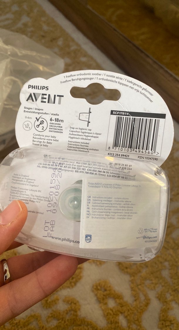 Philips Avent 6-18 Ay Ortodontik Emzik - Görsel 3