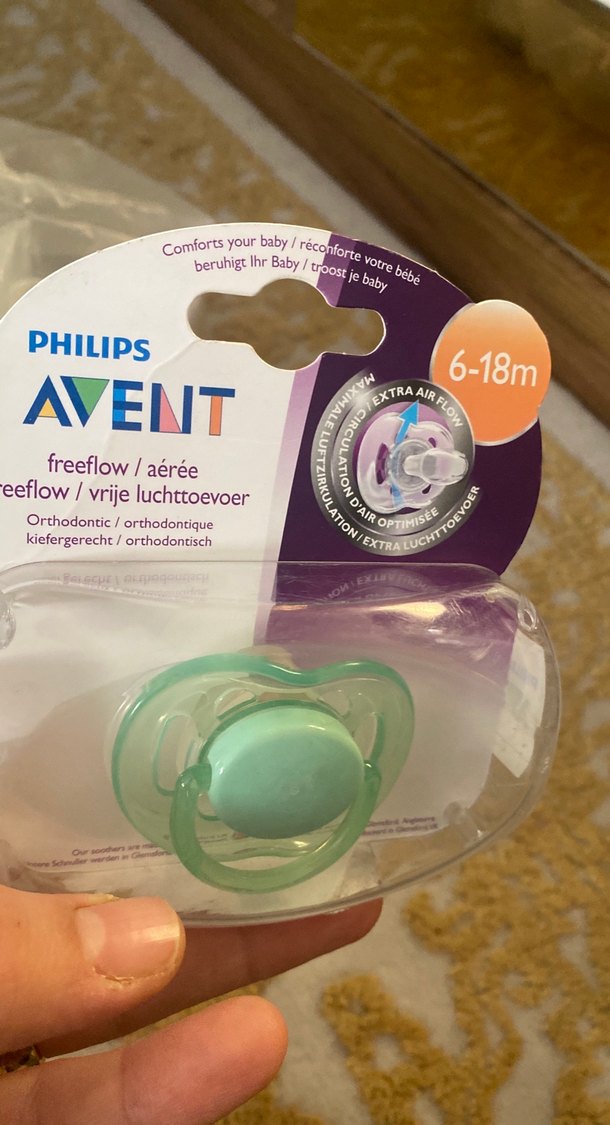 Philips Avent 6-18 Ay Ortodontik Emzik - Görsel 4