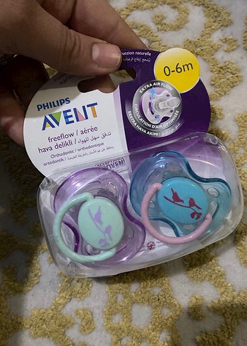 Philips Avent 0-6 Ay Hava Delikli Emzik 2'li - Görsel 4