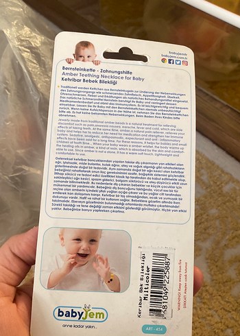 BabyJem Kehribar Bebek Diş Bilekliği - Görsel 2