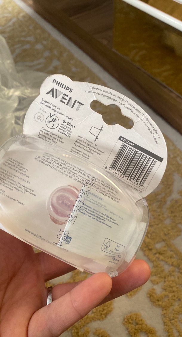 Philips Avent 6-18 Ay Ortodontik Emzik - Görsel 4