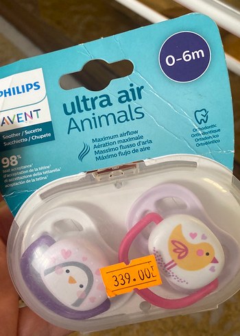 Philips Avent Ultra Air Hayvan Desenli Emzik 0-6 Ay - Görsel 4