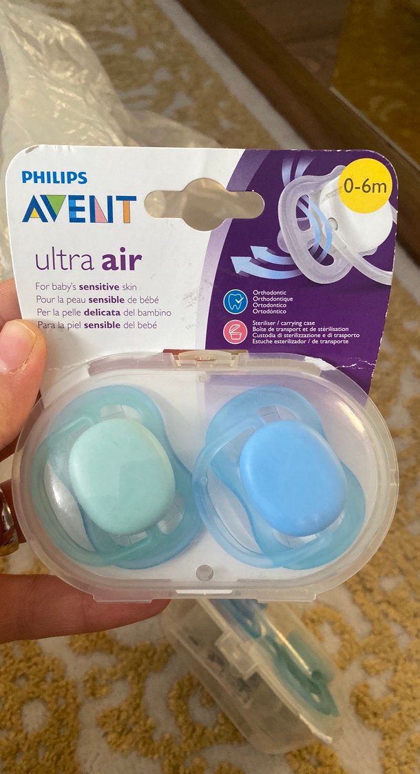 Philips Avent Ultra Air 0-6 Ay Mavi Emzik - Görsel 4