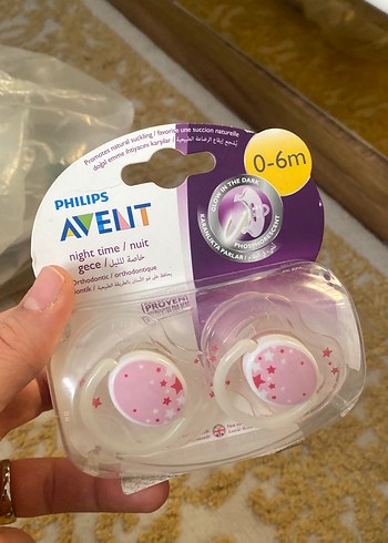 Philips Avent 0-6 Ay Gece Emziği 2'li Pembe - Görsel 5