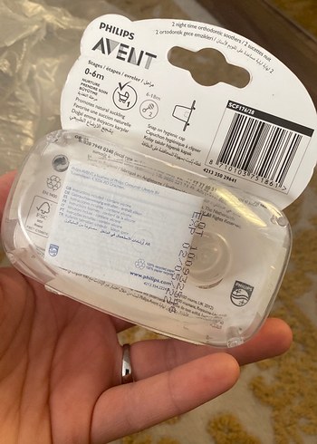 Philips Avent 0-6 Ay Gece Emziği 2'li Pembe - Görsel 3