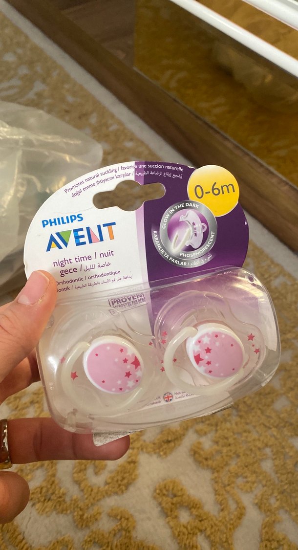 Philips Avent 0-6 Ay Gece Emziği 2'li Pembe - Görsel 5