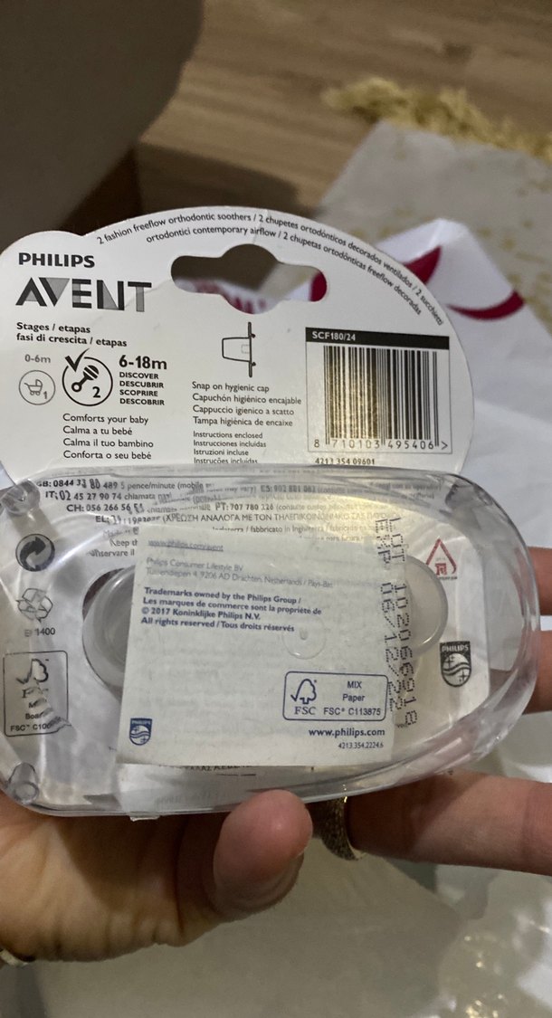 Philips Avent 6-18 Ay Ortodontik Emzik Seti - Görsel 3