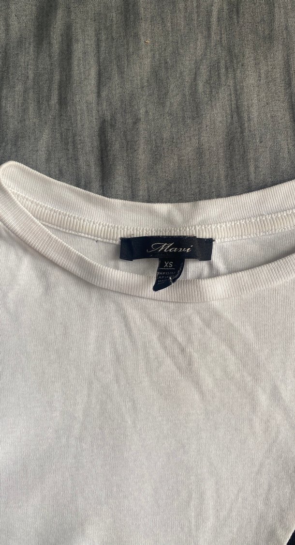 Siyah Beyaz Uzun Kollu Kadın bluz - Görsel 2