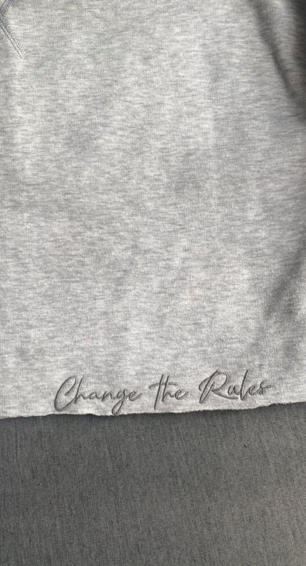 Gri Kadın Oversize Sweatshirt - Görsel 3