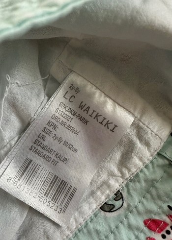 Düğmeli Çizgili Mavi Bebek Tulum - Görsel 3