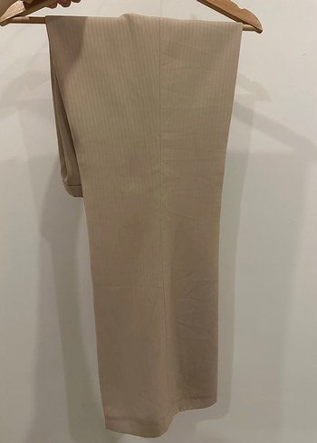 Bej Kadın Ofis Kumaş Pantolon - Görsel 4