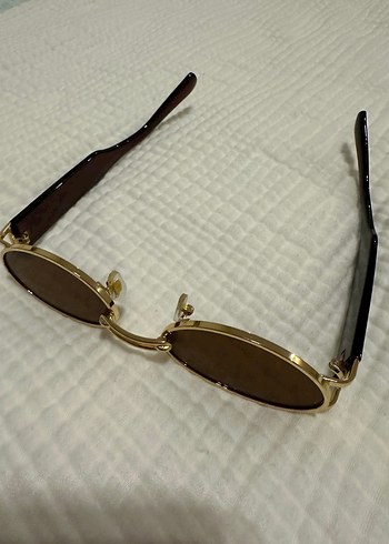 Klasik Parlak Kahverengi Tokalı Kadın Gözlüğü - Görsel 4