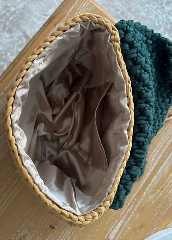 Bohem Tarz Örgü Kadın Çanta - Görsel 5