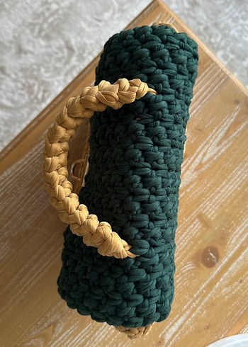 Bohem Tarz Örgü Kadın Çanta - Görsel 4