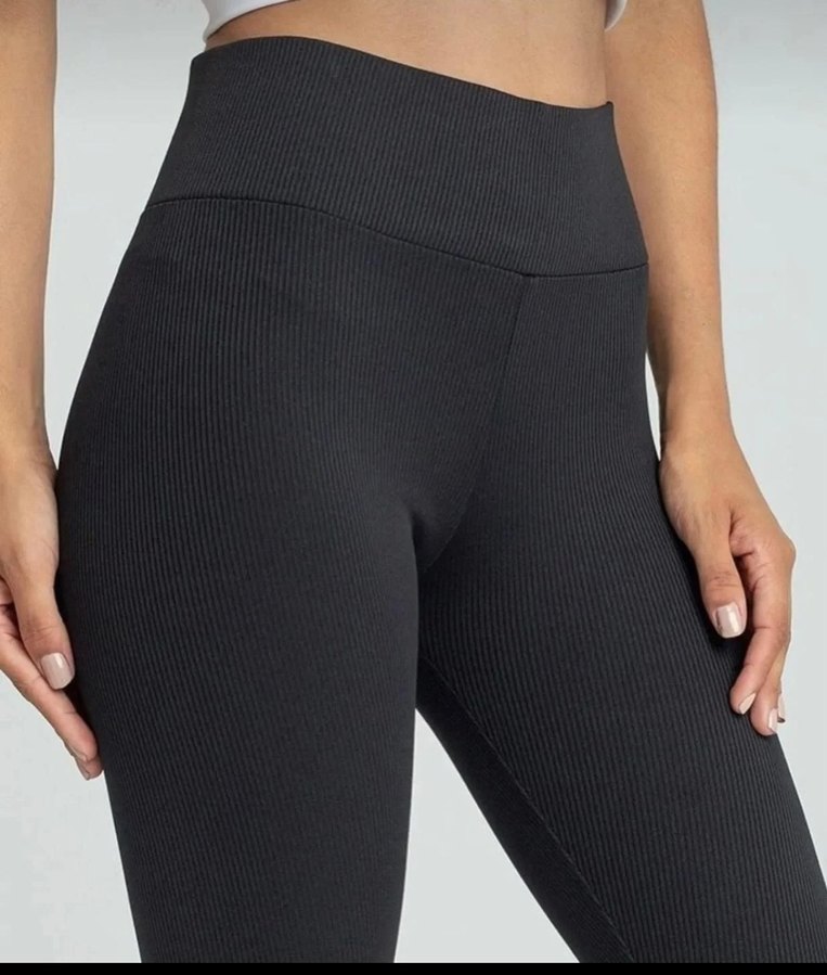 Siyah Esnek Kadın Tayt - Görsel 2