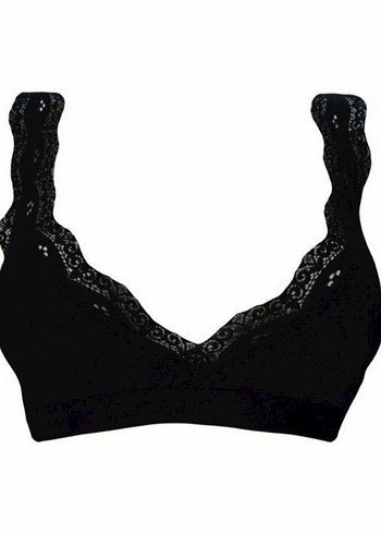 Dantelli Siyah Büstiyer - Görsel 2