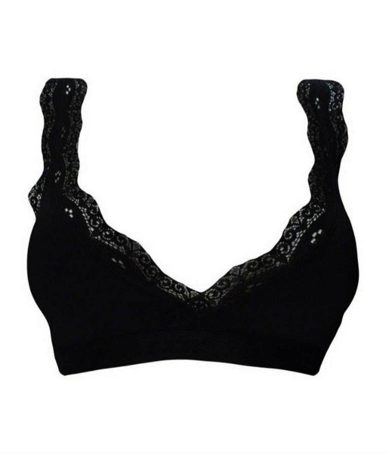 Dantelli Siyah Büstiyer - Görsel 2