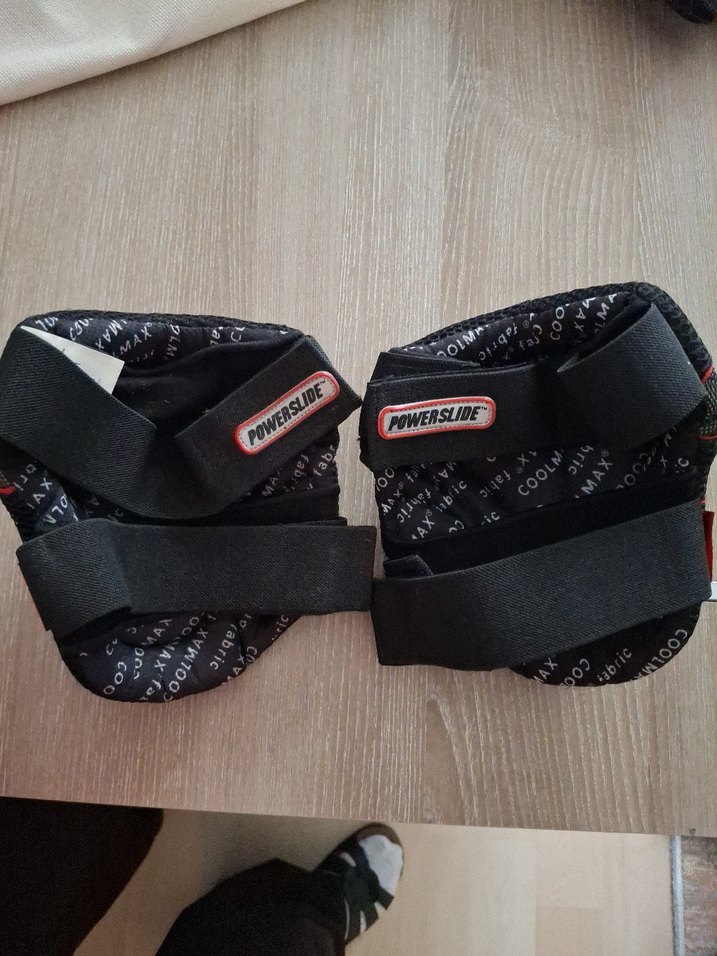 Gri Biker Diz Koruyucu Kayışlı - Görsel 2