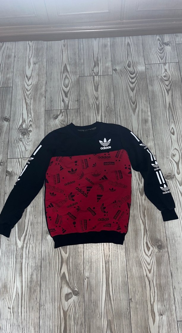 Erkek Çocuk Kırmızı Baskılı Eşofman Takımı - Görsel 2