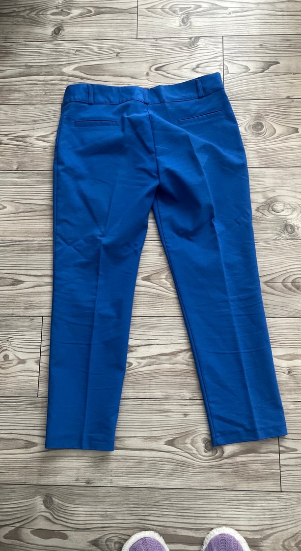 Mavi Pilili Kadın Kumaş Pantolon - Görsel 2