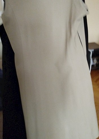 hakiye kaçan krem rengi elbise yazlık - Görsel 2