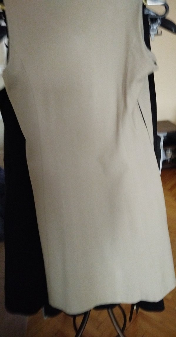 hakiye kaçan krem rengi elbise yazlık - Görsel 2