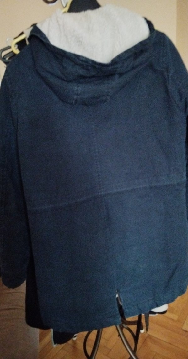 unisex defacto marka içi kürklü kapüşonlu mont - Görsel 3