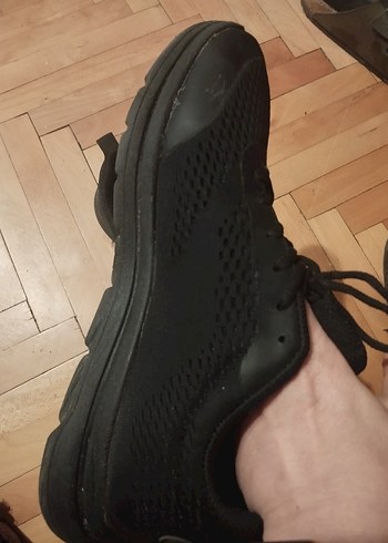 Siyah Bağcıklı Spor erkek Sneakers - Görsel 3