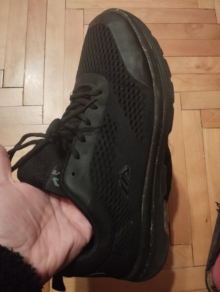 Siyah Bağcıklı Spor erkek Sneakers - Görsel 2