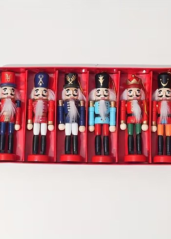 Renkli Ahşap Kurşun Asker Süsleri - Görsel 4