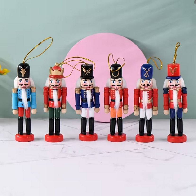 Renkli Ahşap Kurşun Asker Süsleri - Görsel 2