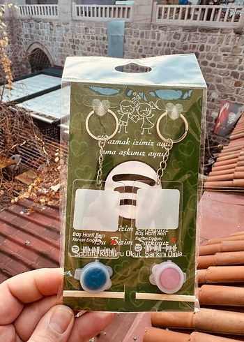 Renkli Zincir Detaylı Kadın Anahtarlık - Görsel 7