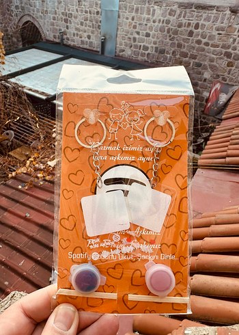 Renkli Zincir Detaylı Kadın Anahtarlık - Görsel 6