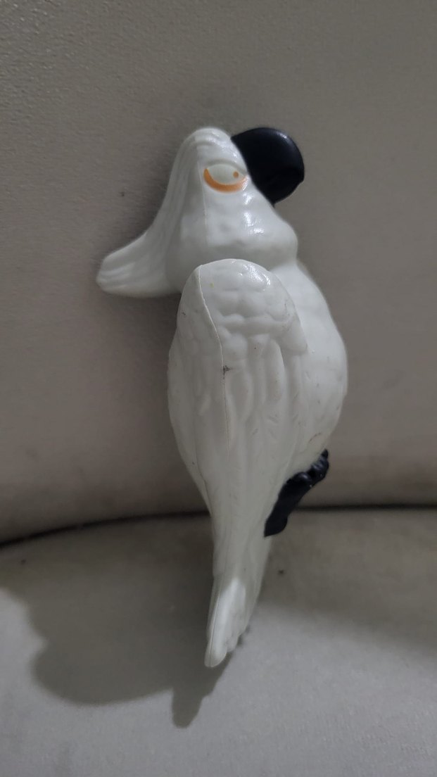 Beyaz Seramik Kuş Biblo - Görsel 2