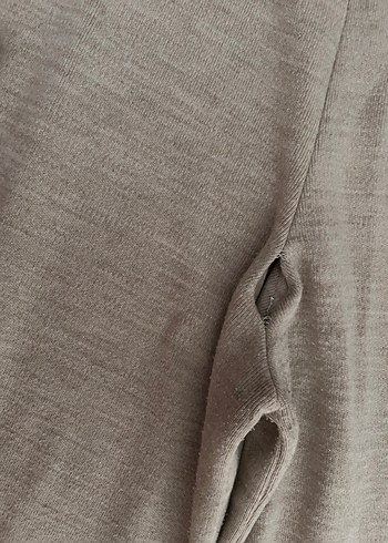 Gri Bol Kesim Kadın Kumaş Pantolon - Görsel 2