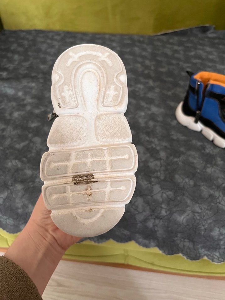 Erkek Çocuk Mavi Spor Botlar Velcro - Görsel 4