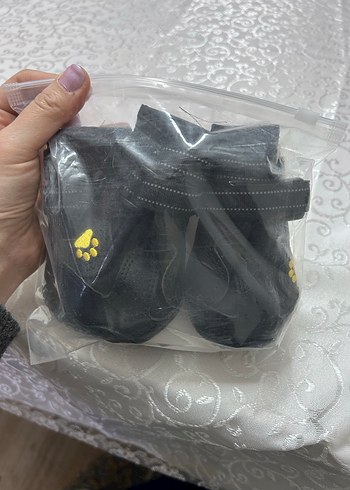 Siyah Köpek Patik Ayakkabısı 4'lü Set - Görsel 4