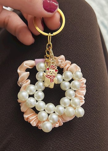 Hediyelik inci anahtarlık - Görsel 3